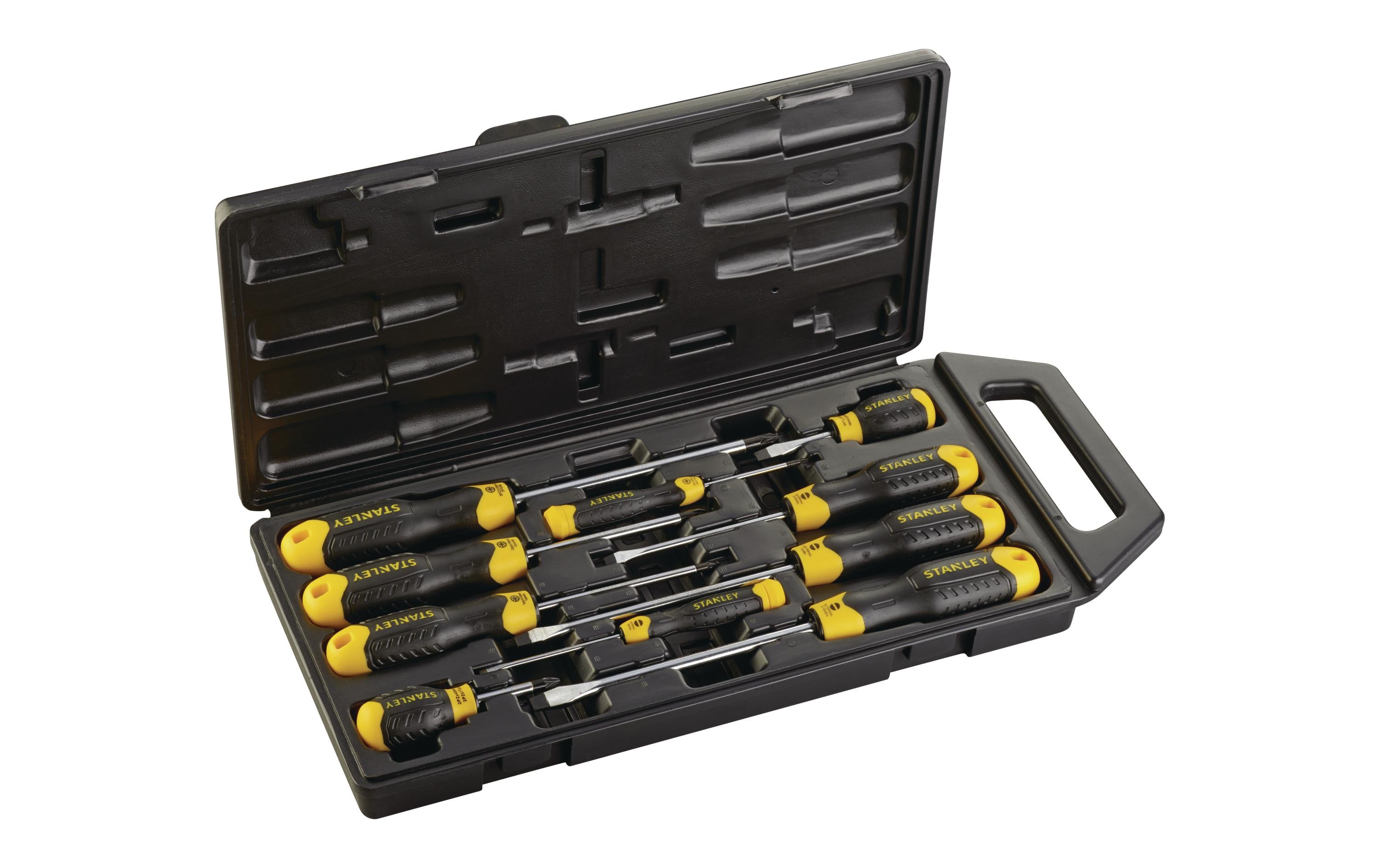 Stanley Schraubendreher Set, 10-Teilig Schraubendreher Set