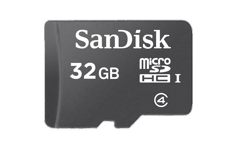 SanDisk microSDHC Card 32GB, Class 4 ohne SD-Adapter