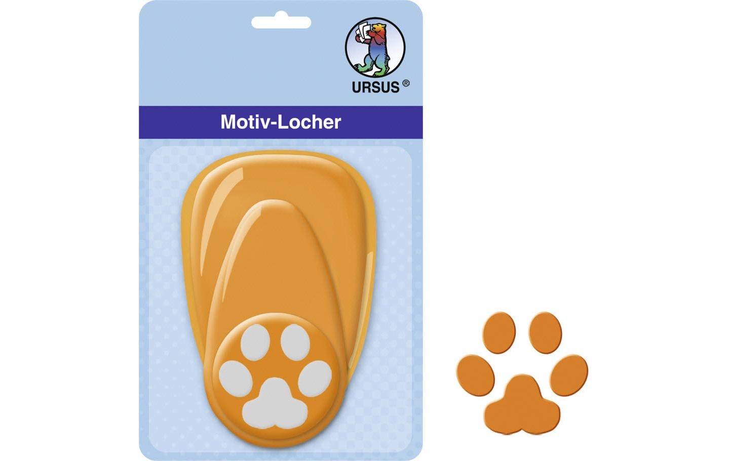 URSUS Motivstanzer Pfote mittel Für 160-220g Papier