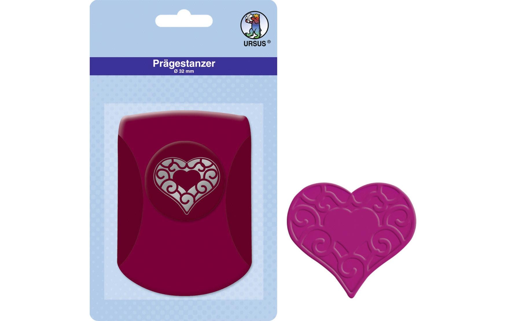 URSUS Prägestanzer Herz Für 180-240g Papier