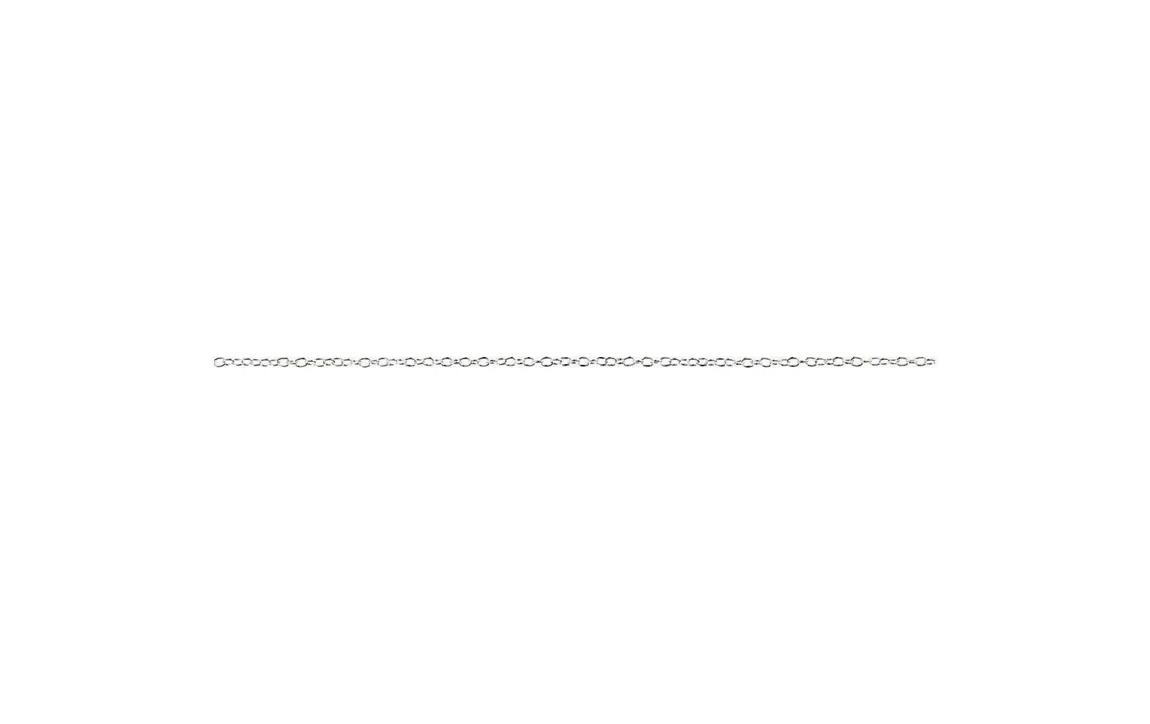 Creativ Company Schmuckkette versilbert L: 200 cm, D: 2 mm