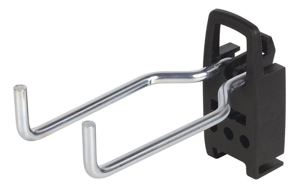Wolfcraft 3 Lochwand-Doppelhaken 35 x 60 mm