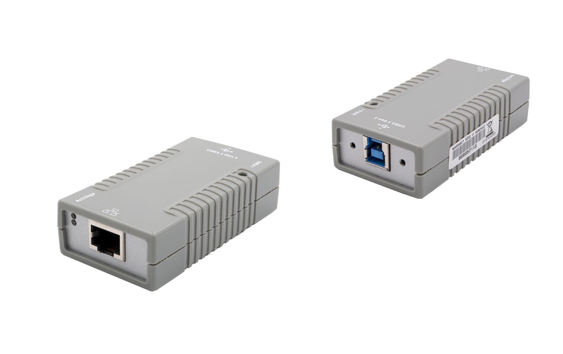 EXSYS EX-1321-4K, 1x Ethernet USB 3.0/3.1 mit Wandhalterung und USB 3.0 Kabel