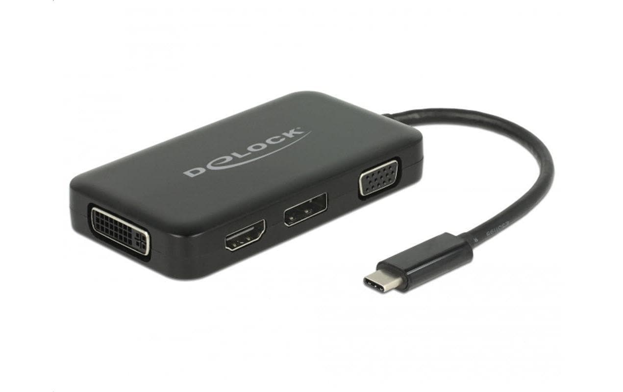Delock 63929 Adapter USB-C Stecker VGA / HDMI / DVI / DisplayPort