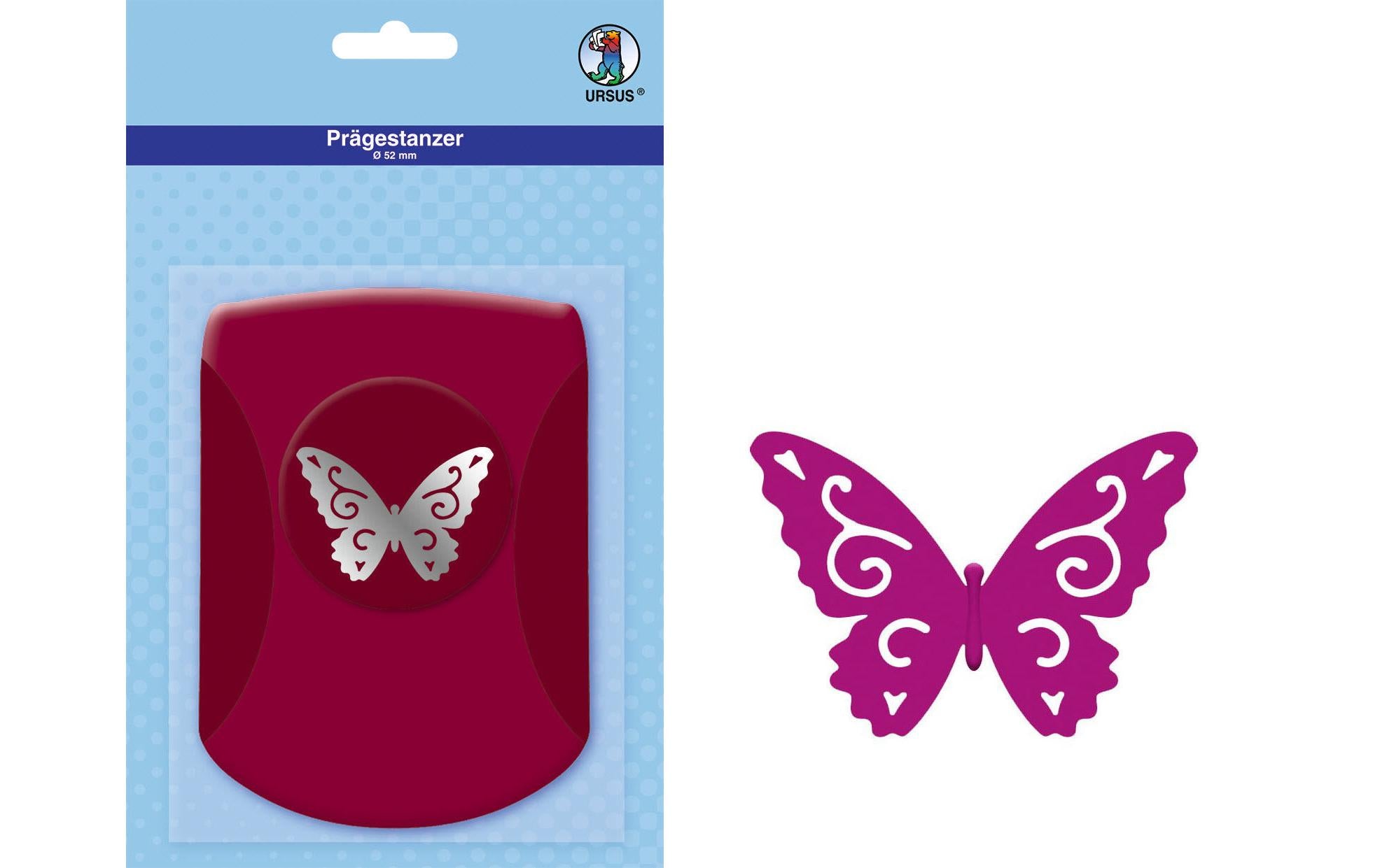 URSUS Prägestanzer Schmetterling Für 180-240g Papier