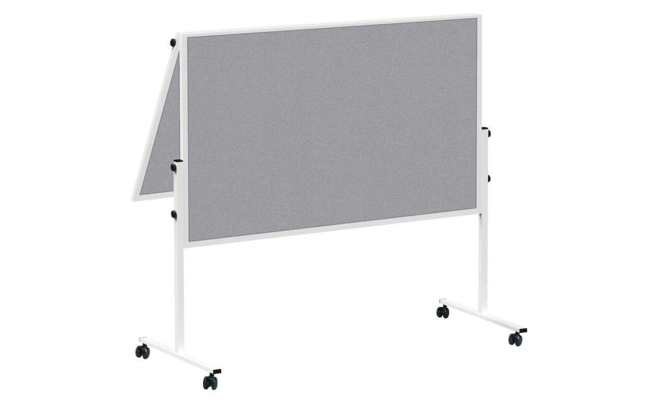 MAUL Moderationstafel MAULsolid Fliz 150x120 cm, klappbar, grau