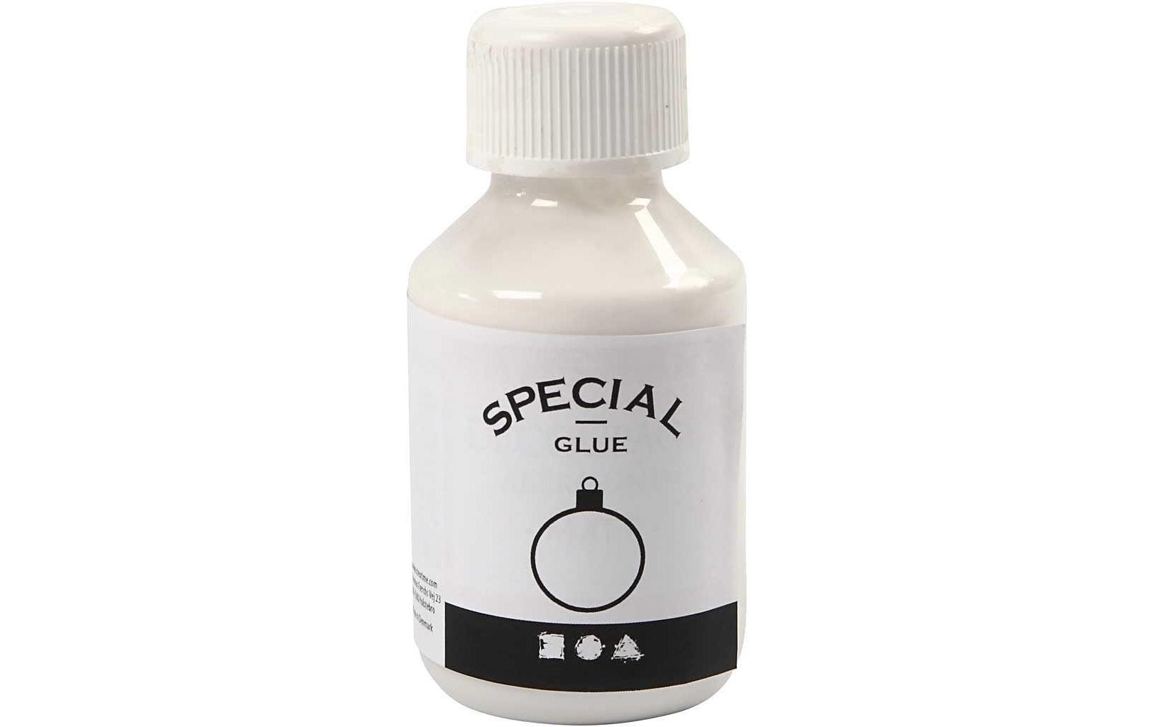 Creativ Company Glas-Kleber 100 ml transparent, für Glitzer auf Glas und Acryl