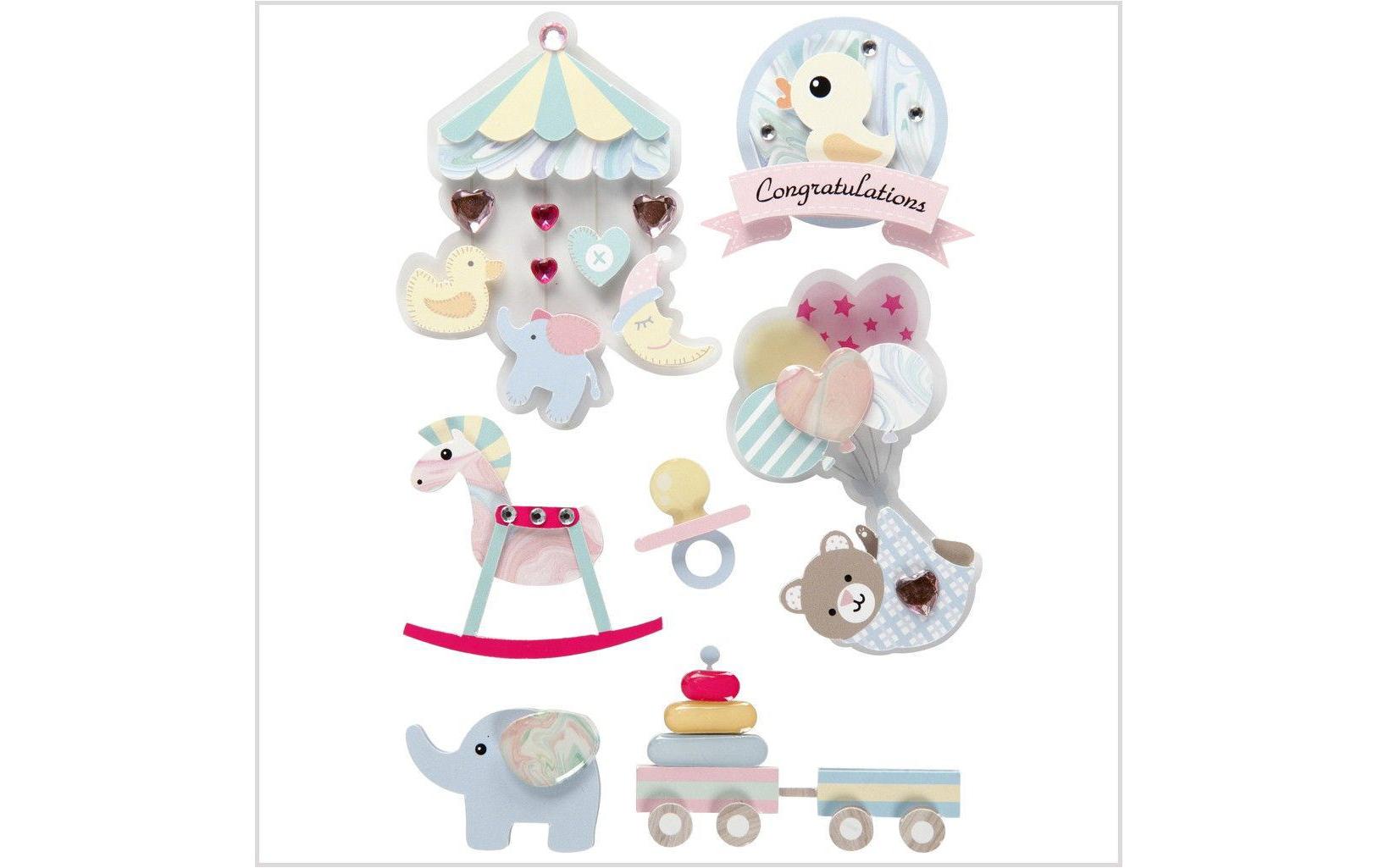 Creativ Company 3D-Sticker Baby
