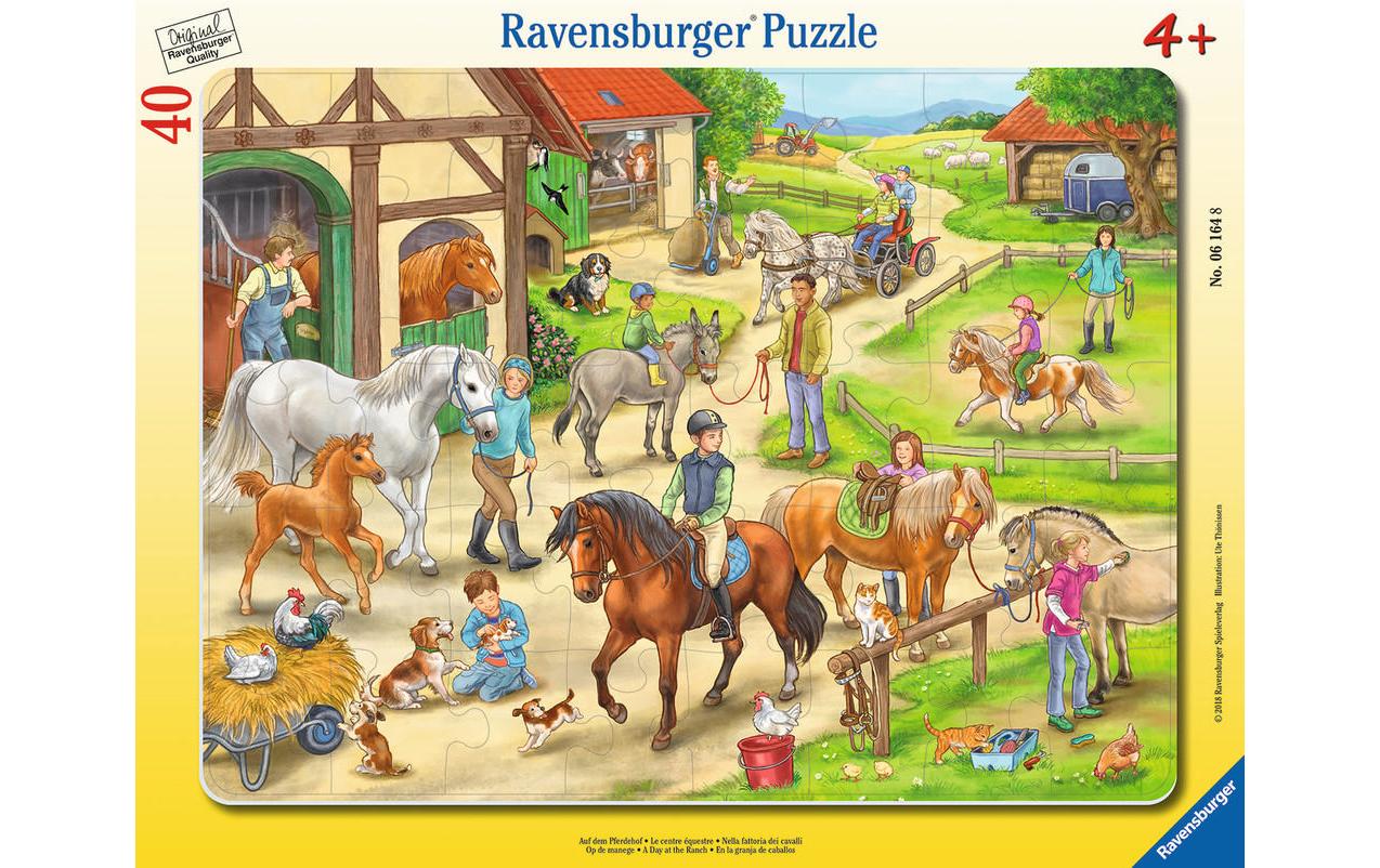 Puzzle Auf dem Pferdehof Alter: 4+ Sprache