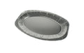 Papstar Servierplatten Alu, 3 Stück 43 cm x 29 cm