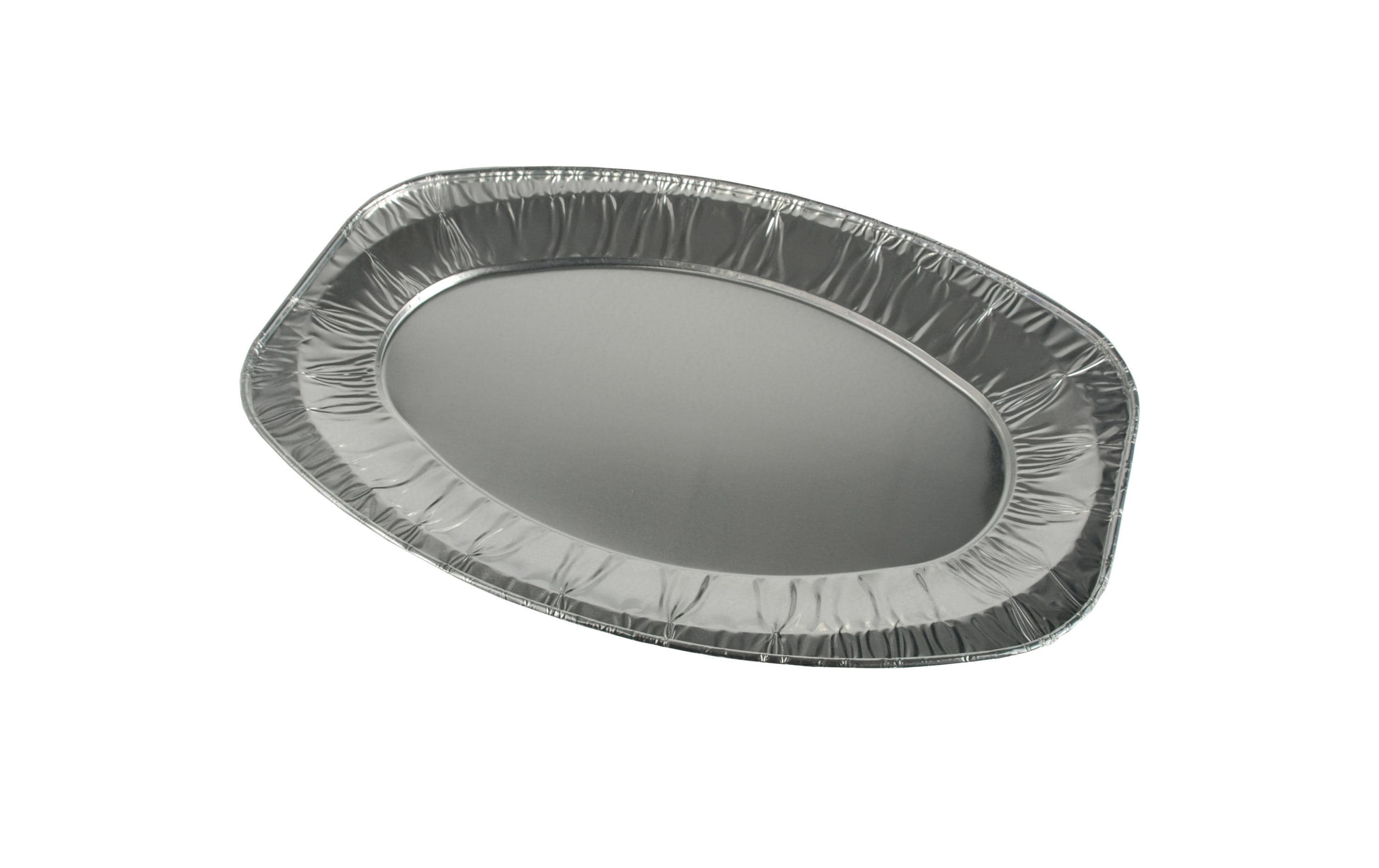Papstar Servierplatten Alu, 3 Stück 43 cm x 29 cm