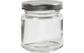 Creativ Company Klarglas mit Schraubdeckel 100 ml, 6.5 x 5.7 cm, 12 Stück