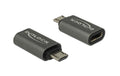 USB2.0 Adapter C-Buchse zu Micro-B-Stecker Farbe Anthrazit