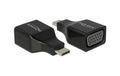 Monitoradapter USB Typ-C zu VGA, kompakt 1920x1080, 60Hz, schwarz, DP Alternate Mode