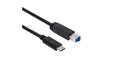 Club 3D, USB 3.1 Gen.2 Type-C auf Type-B Kabel, 1.0 Meter