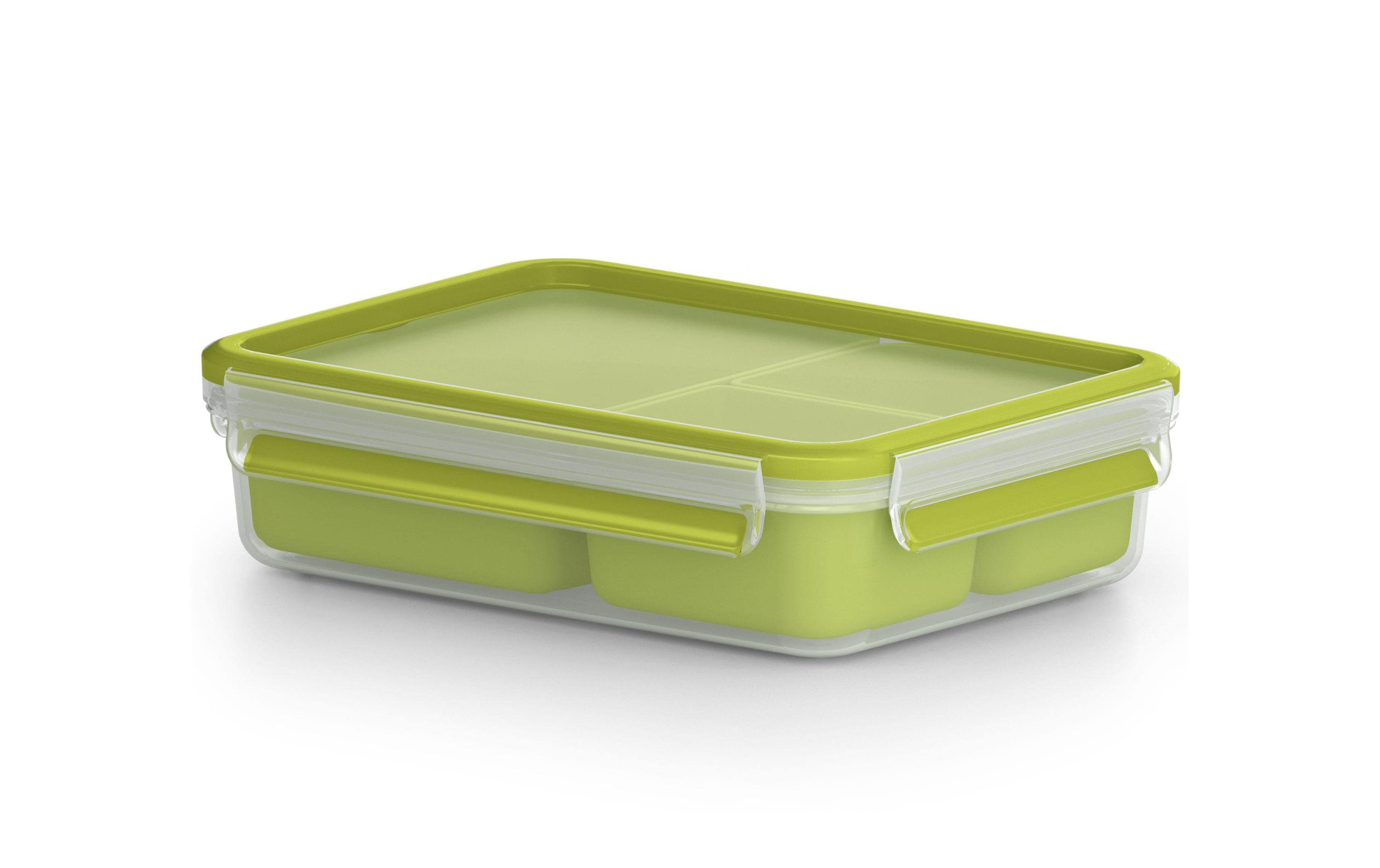 Emsa Snackbox Clip&Go 1.2l mit Einsätzen
