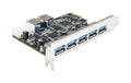 Delock 89355  PCI Express Karte 5 x extern + 2 x intern USB 3.0