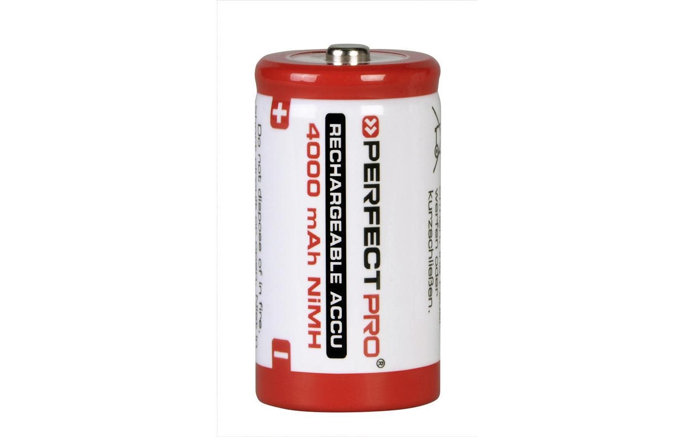 PERFECTPRO NiMH-Akkus C NiMH / 4000mAh / 2 Stück