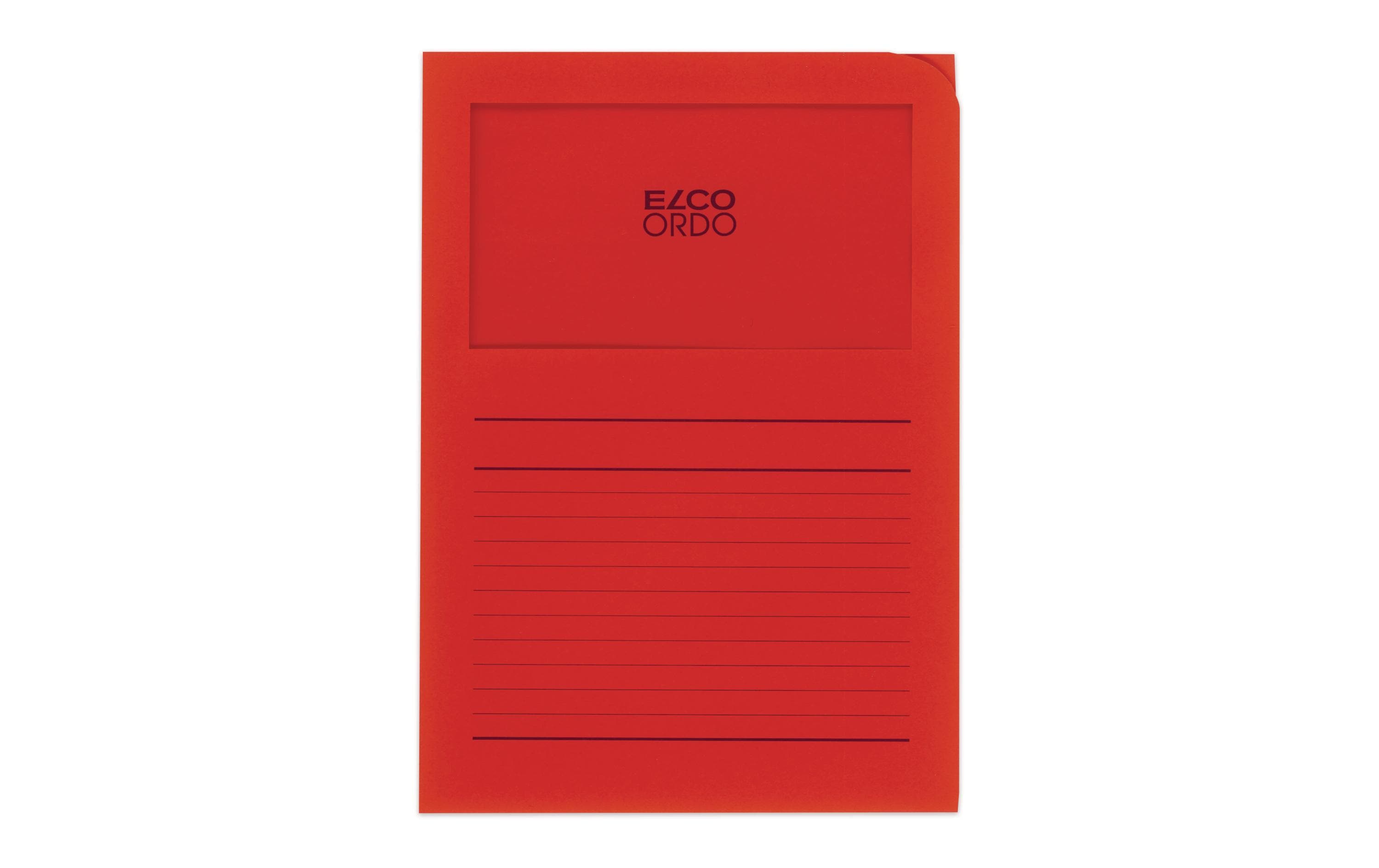 Elco Ordo Classico, Organisationsmappe 1 Schachtel à 100 Stk., intensivrot