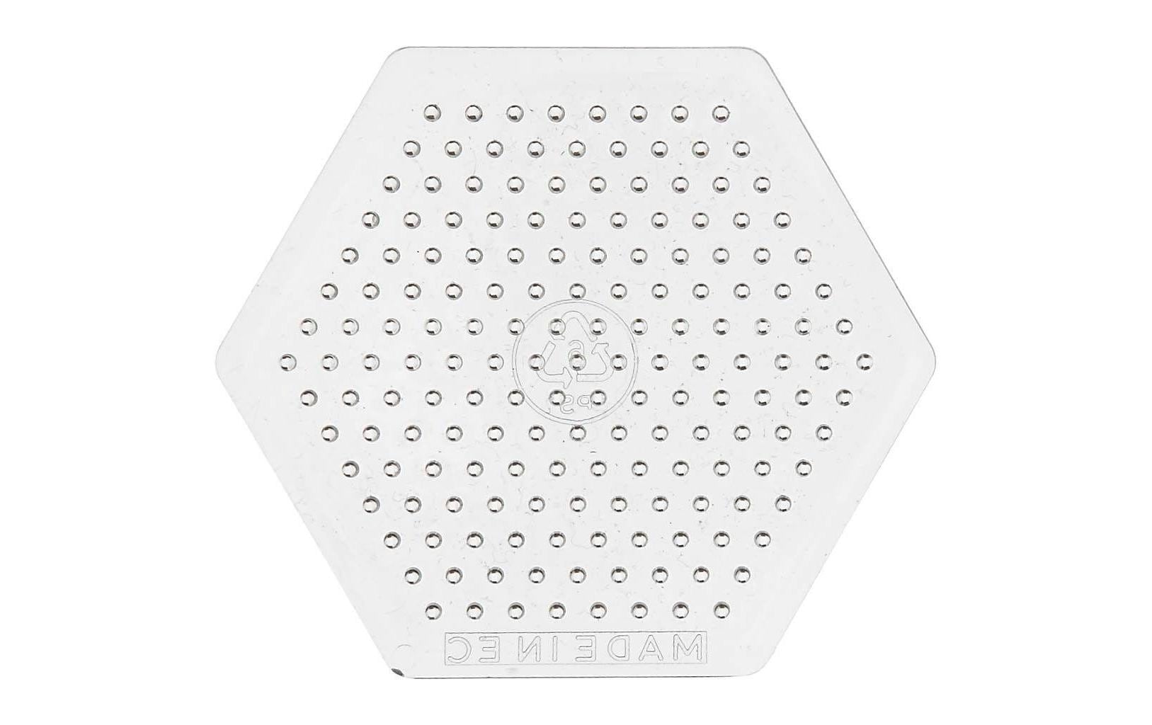 Creativ Company Steckplatten-Set Medium 10 Stück, Sechseck 7.5 cm