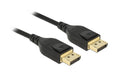 Delock DisplayPort - DisplayPort Kabel, 1m DPv1.4, Schwarz, 7680x4320@60Hz