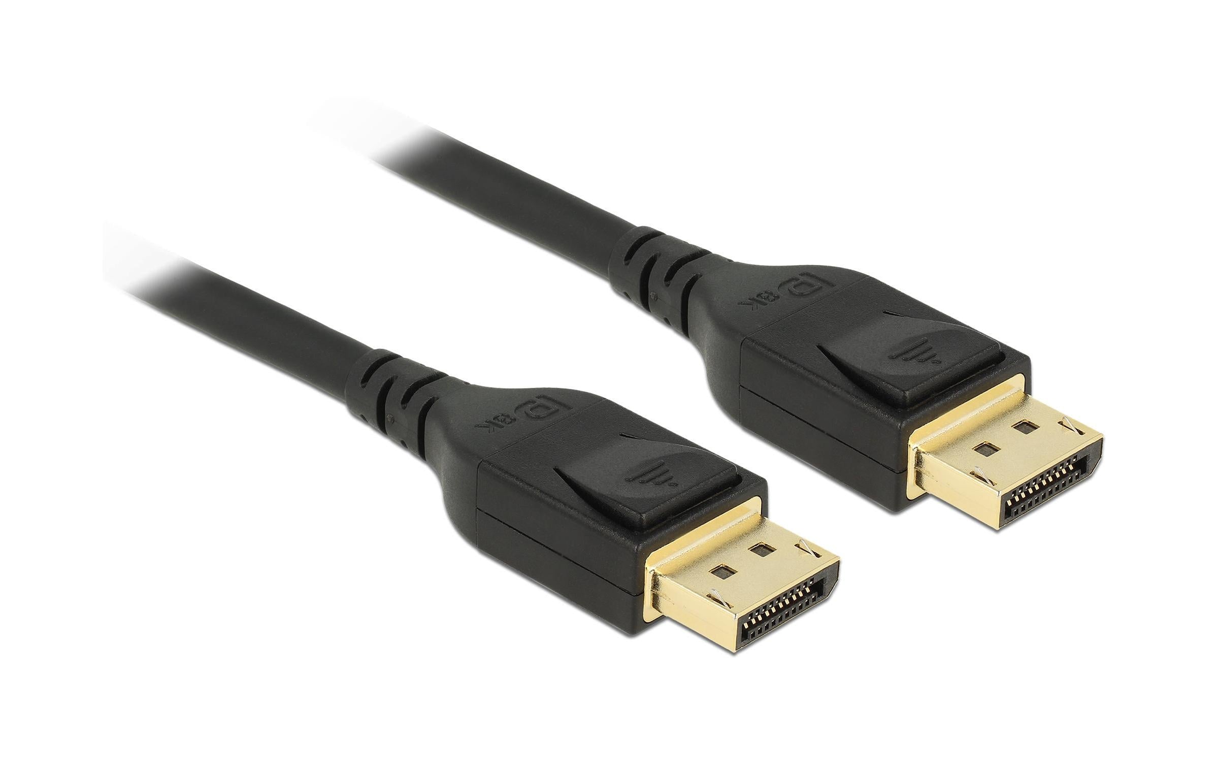 Delock DisplayPort - DisplayPort Kabel, 3m DPv1.4, Schwarz, 7680x4320@60Hz