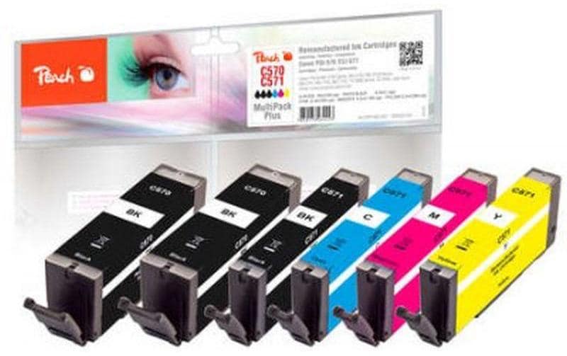 Peach Tinte Canon PGI-570, CLI571MP Plus 2x13, 4x8.5ml
