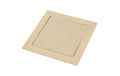 Creativ Company Untersetzer mit Glaseinsatz 6 Stück, 15 x 15 x 0.5 cm
