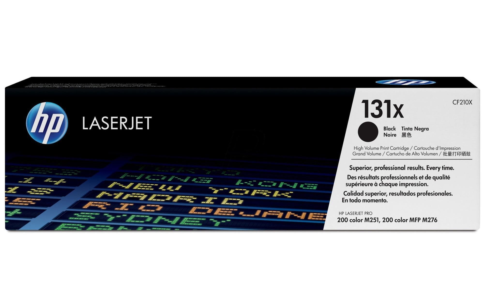 HP Toner 131X - Black (CF210X) Seitenkapazität ~ 2'400 Seiten