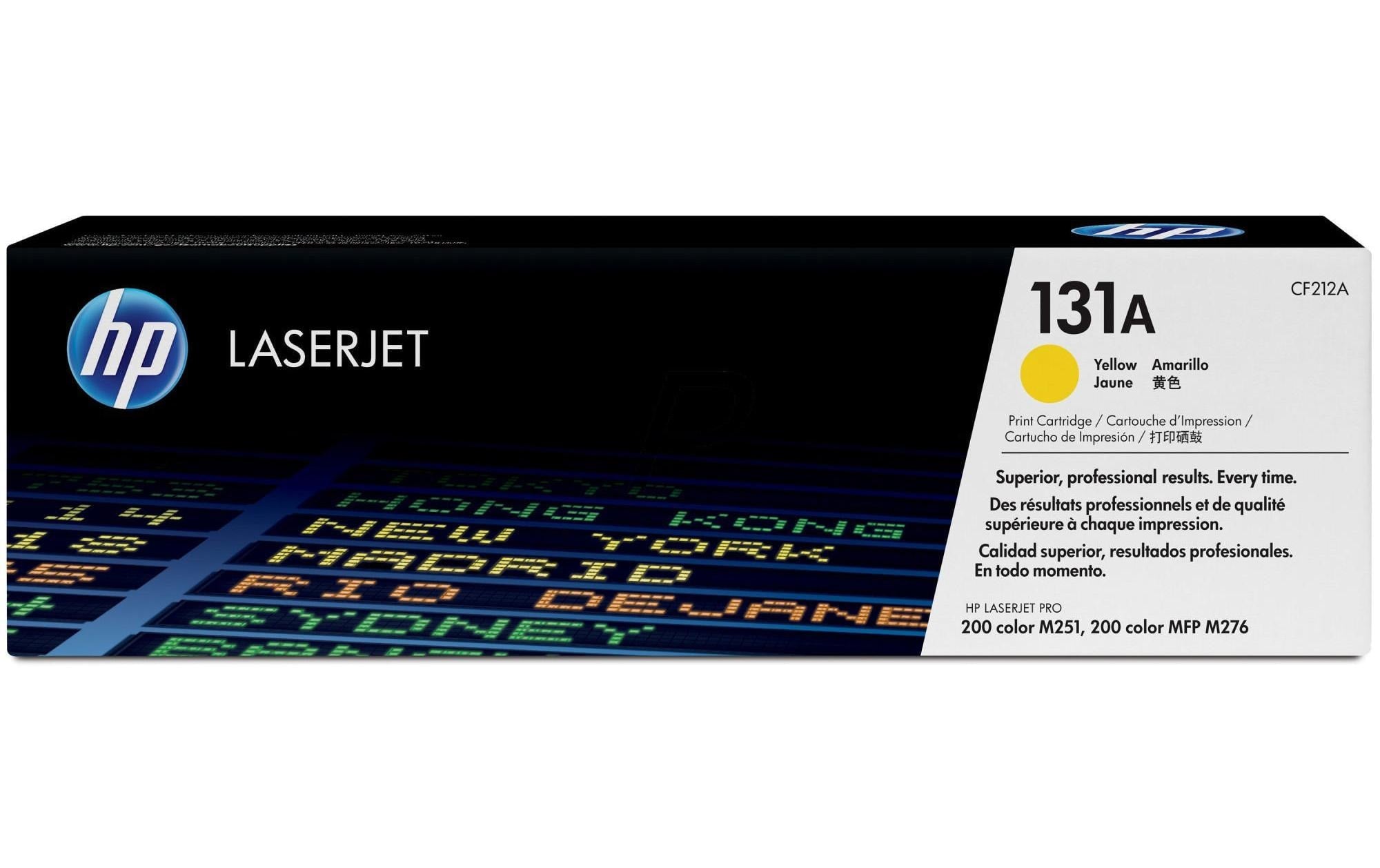 HP Toner 131A - Yellow (CF212A) Seitenkapazität ~ 1'800 Seiten