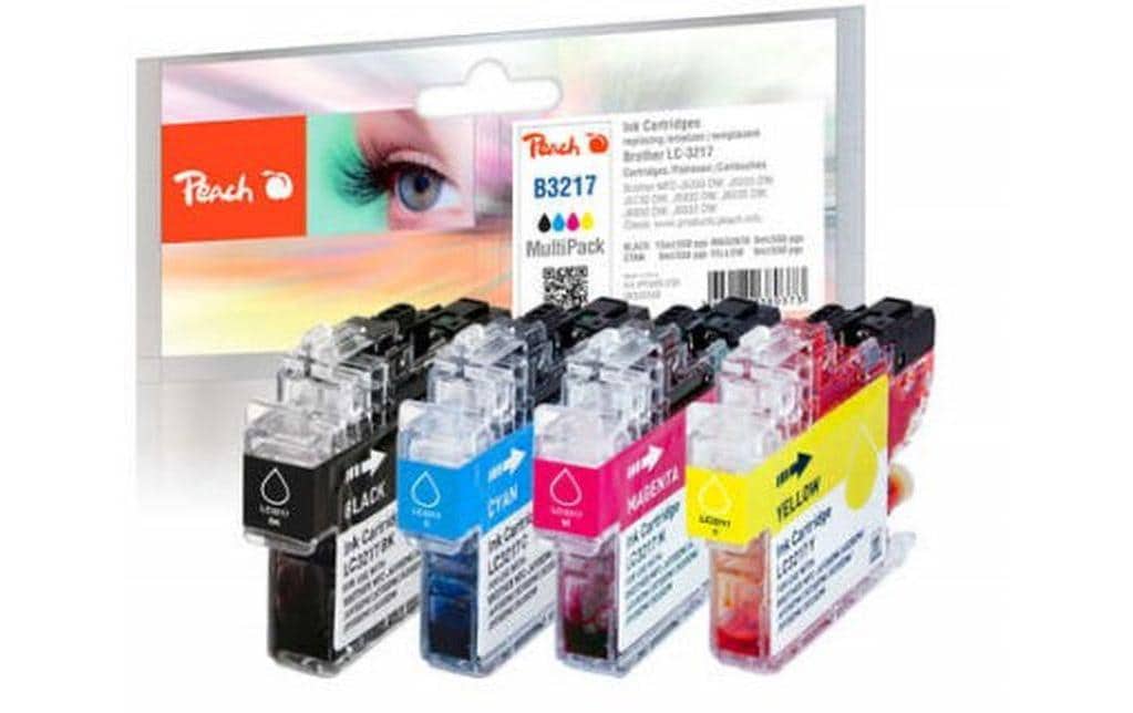 Peach Tinte Brother LC-3217VALP 1x15, 3x9ml,  bk,c,m,y