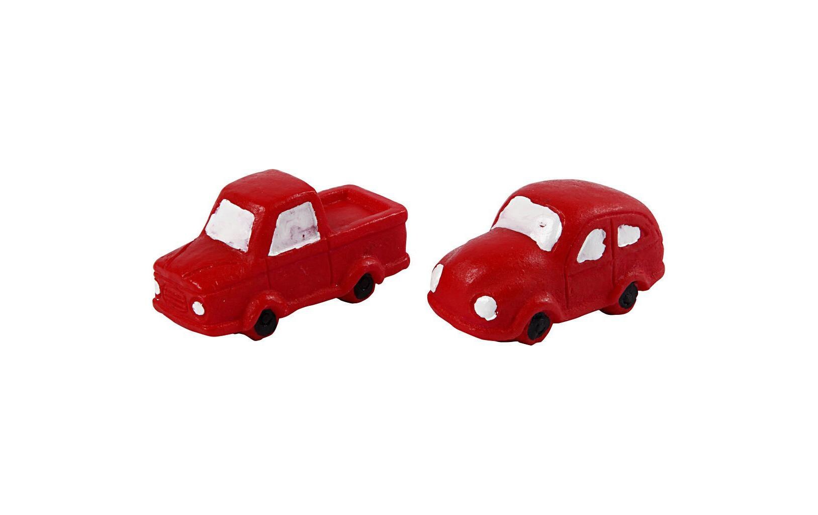 Creativ Company Miniaturfiguren Autos, 30 x 45 mm, 2 Stück