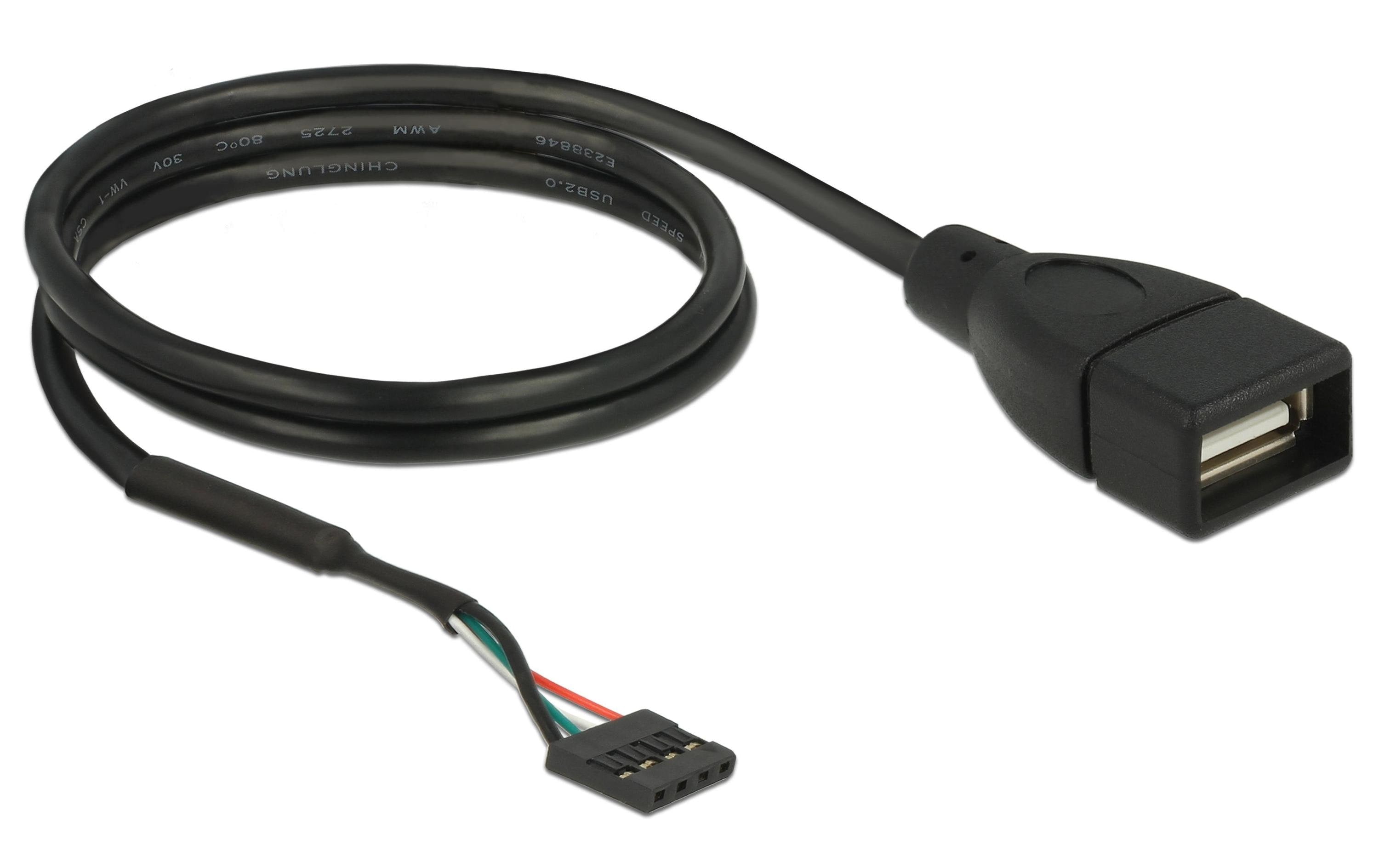 Delock USB Kabel 60cm USB 2.0 Pfostenbuchse zu USB 2.0 Typ-A