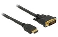 Monitorkabel DVI zu HDMI,2560x1600,0.5m DVI(24+1) Stecker zu HDMI-A,bidirektional