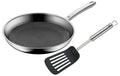 WMF Pfanne Profi Resist 28cm Set Aluminium, für alle Herdarten, mit Wender
