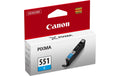 Tinte Canon CLI-551C cyan, 7ml PIXMA MG5450/MG6350/iP7250