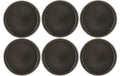 Bitz Dessertteller 21cm grau/grau 6 Stk., 21cm Durchmesser, Stoneware