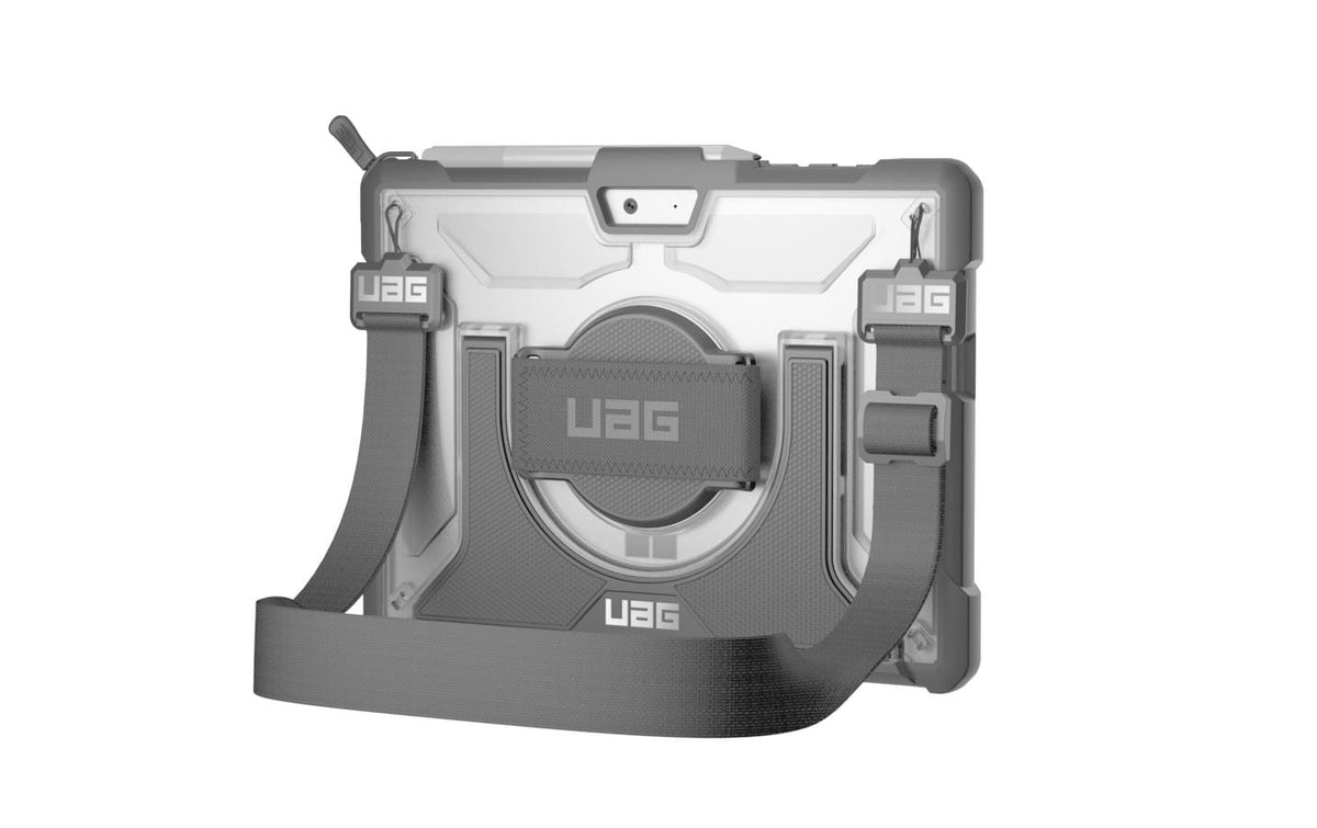 UAG Plasma Case Ice fürs Surface Go/Go2 mit Schultergurt/Handsc
