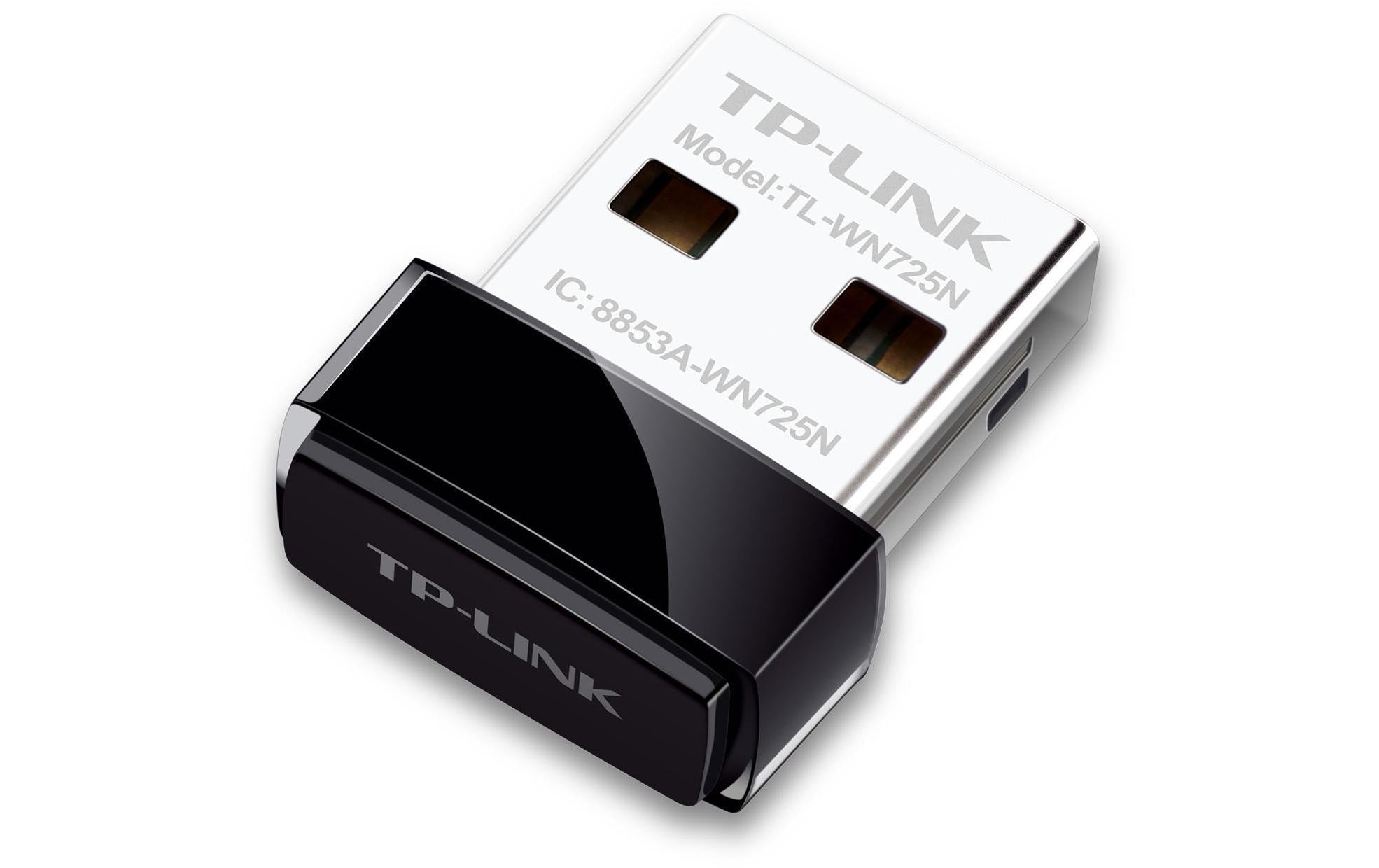 TP-Link TL-WN725N: WLAN-N USB-Adapter 150Mbps, WEP/WPA/WPA2, ultraklein