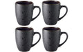 Bitz Kaffeetasse 30cl schwarz/dunkelblau 4 Stk., Stoneware