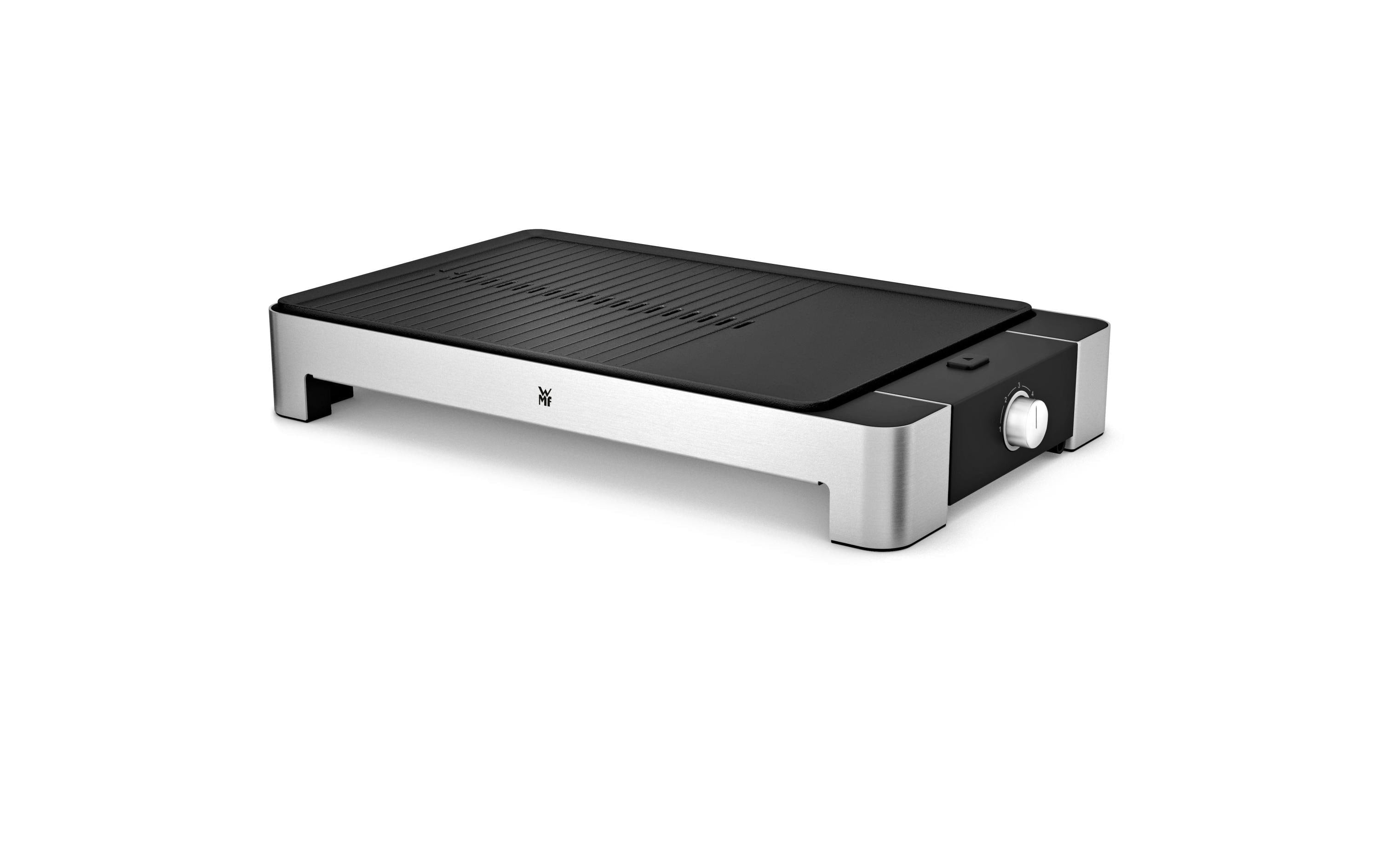 WMF LONO Tischgrill 2300 Watt, flache und gerippte Grillfläche