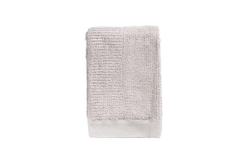Zone Badetuch Classic Soft Grey 100% Baumwolle 600g, 70x140cm