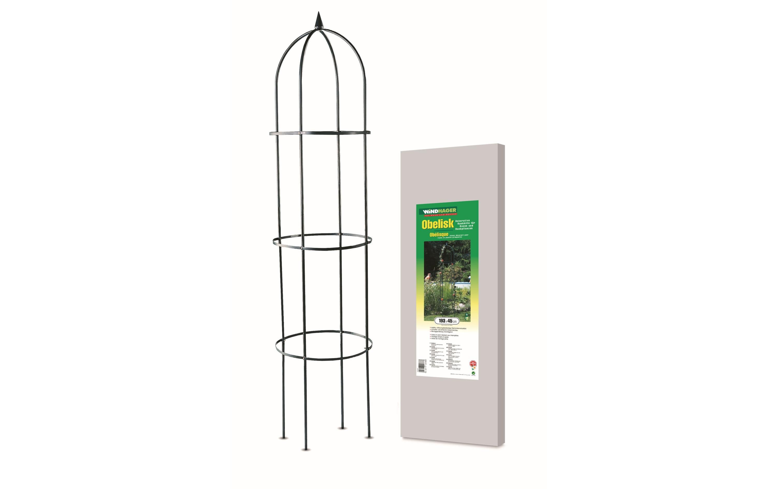 Windhager Obelisk - 193x45cm grün pulverbeschichtet