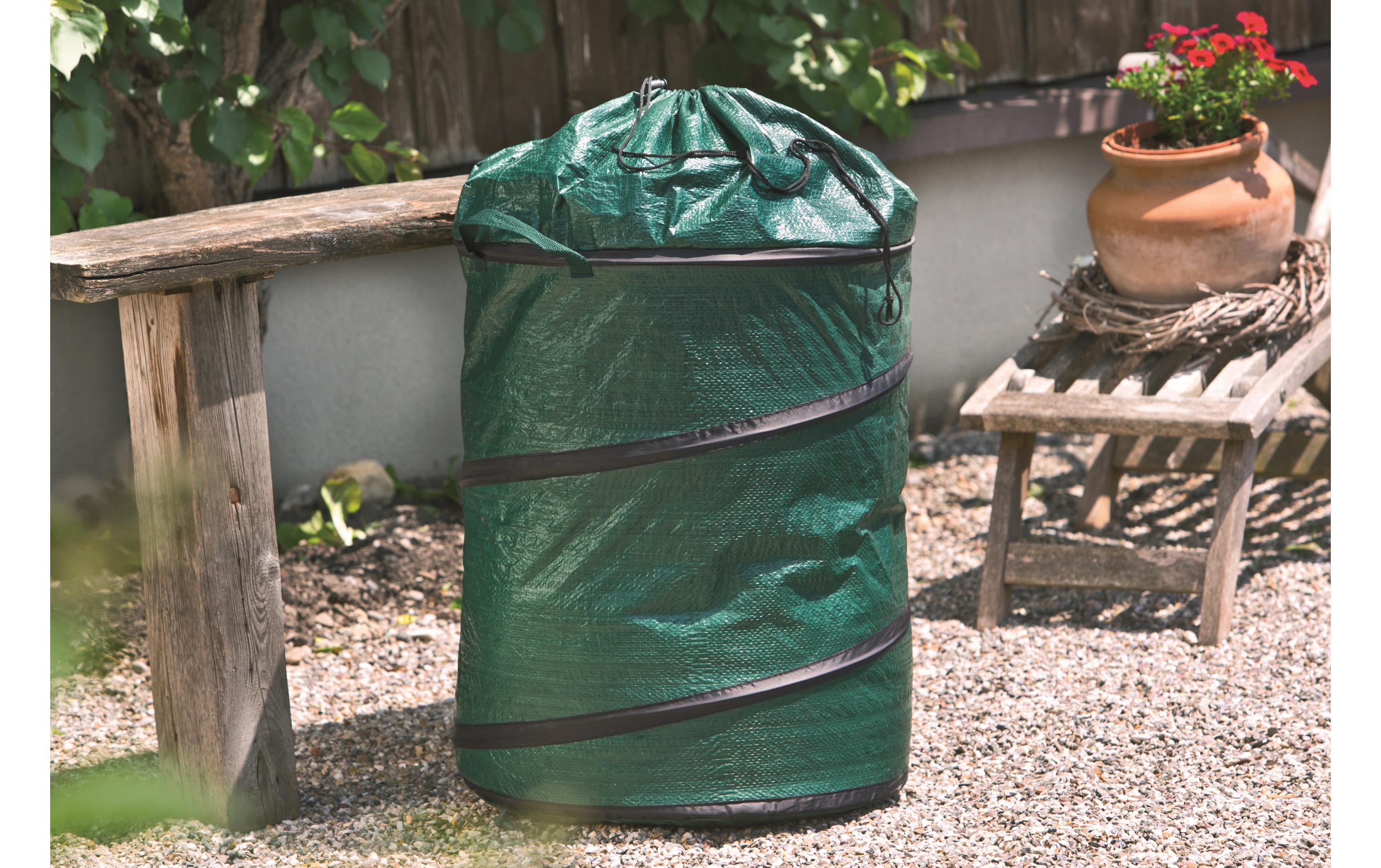 Windhager Pop Up Gardenbag mit Zip-Deckel 120Lt. Grün
