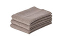 Zone Abwaschlappen 3er Set Taupe Brown 100% Baumwolle, 27x27cm