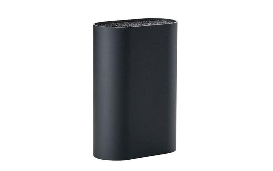 Zone Messerblock Black Material: PP/TPR, LxWxH: 17x9x24cm