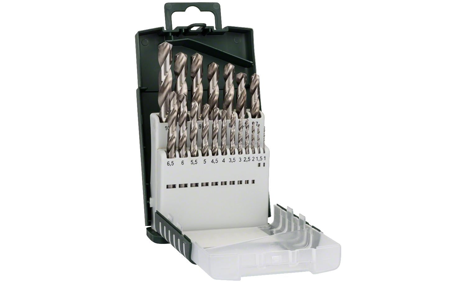 BOSCH 19tlg. Metallbohrer-Set HSS-G DIN 338