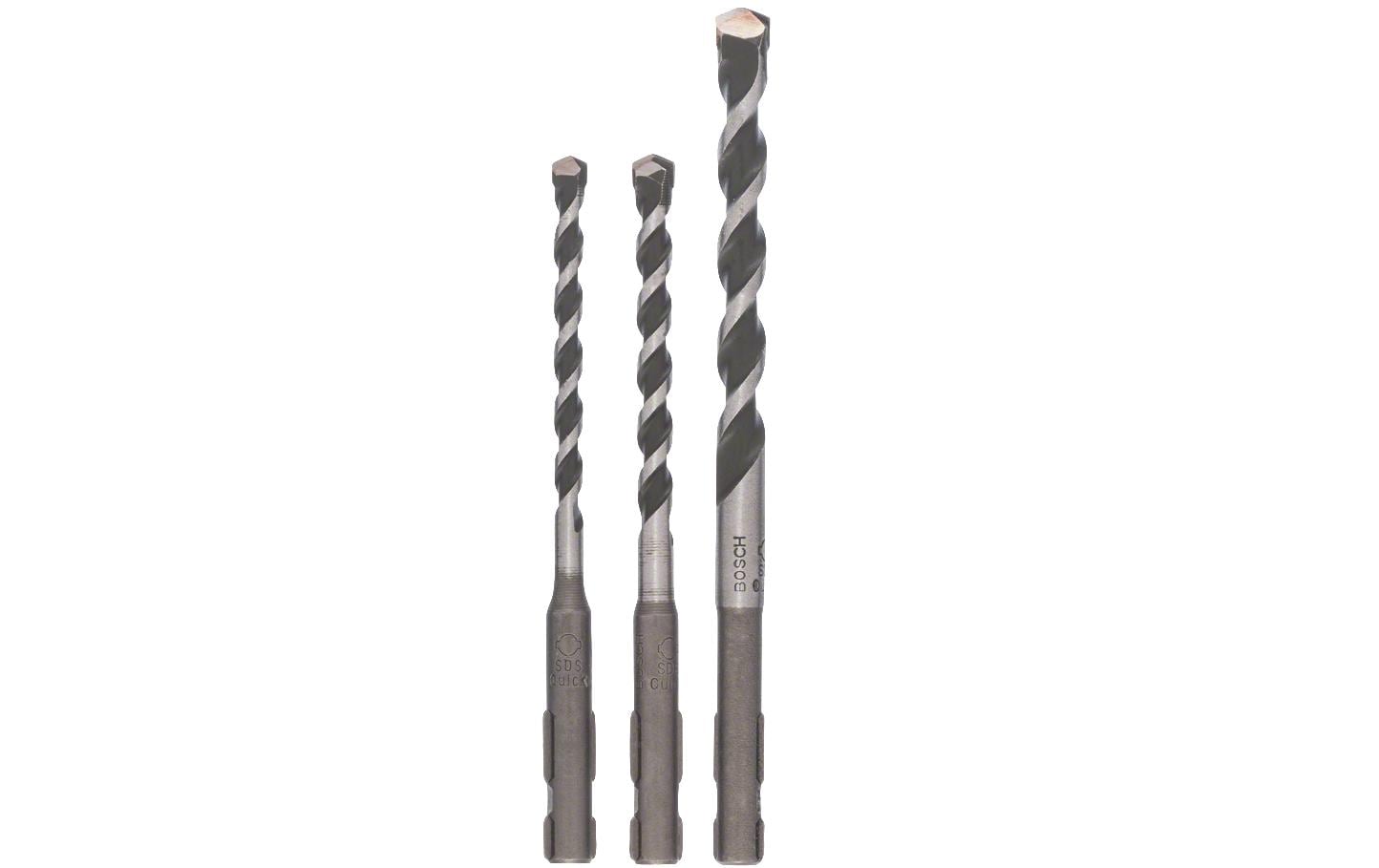 BOSCH Mehrzweckbohrer-Set SDS-Quick 5x 100 mm / 6x 100 mm / 8x 120 mm