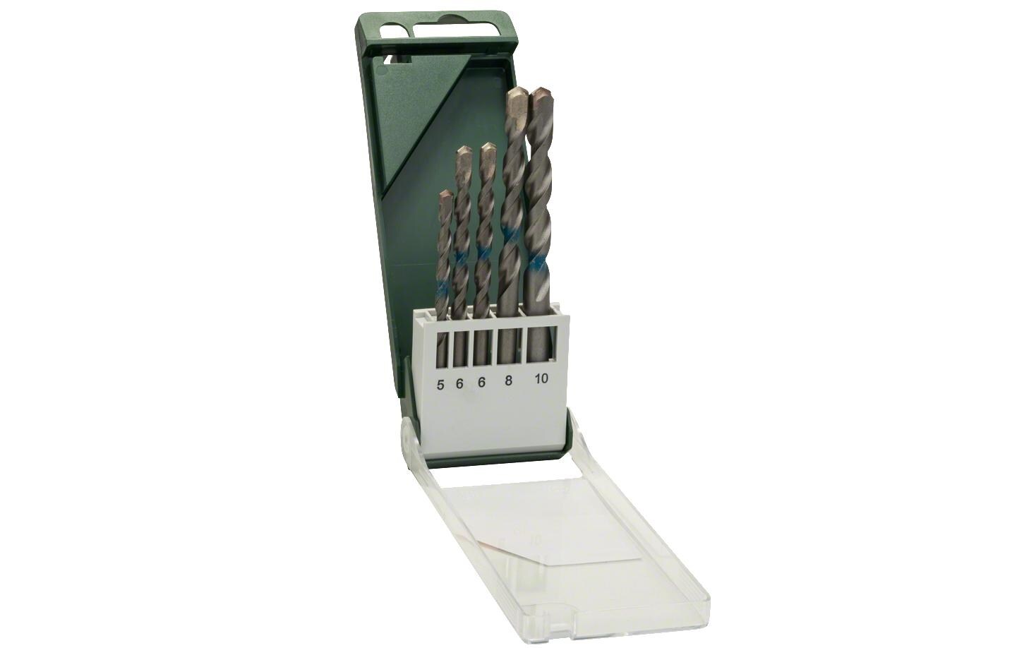 BOSCH Betonbohrer-Set 5-tlg. rechtsschneidend, in Kassette
