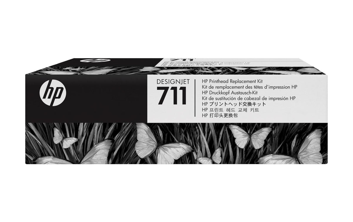 HP Druckkopf-Austauschkit Nr.711 - (C1Q10A) Black, Cyan, Yellow, Magenta